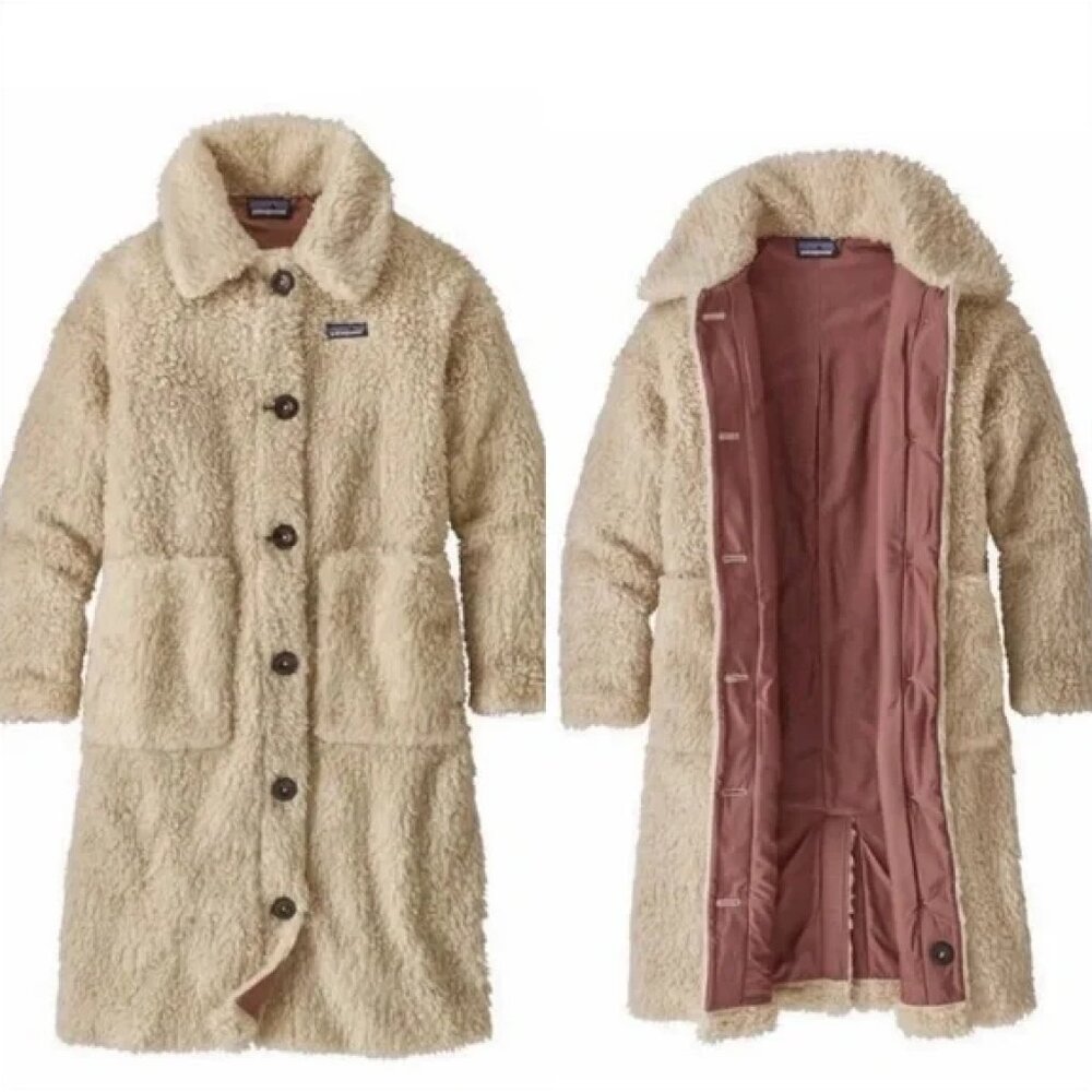 PATAGONIA BNWT Women's Recycled High-Pile Fleece Long Teddy Coat XS